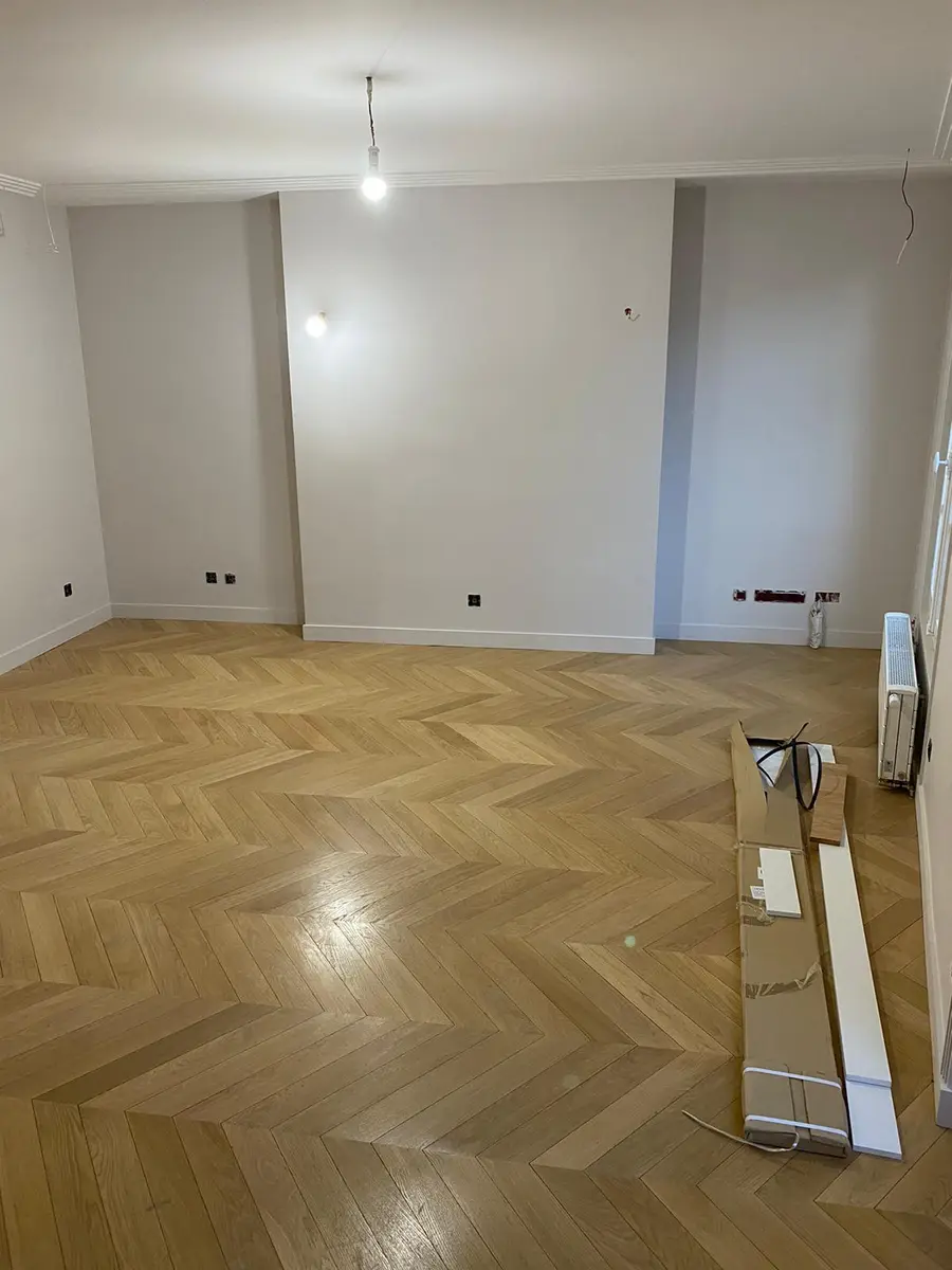 Parquet chêne en point de Hongrie
