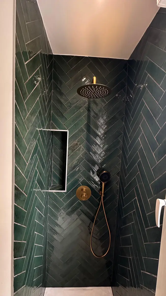 Douche à l'italienne carrelée
